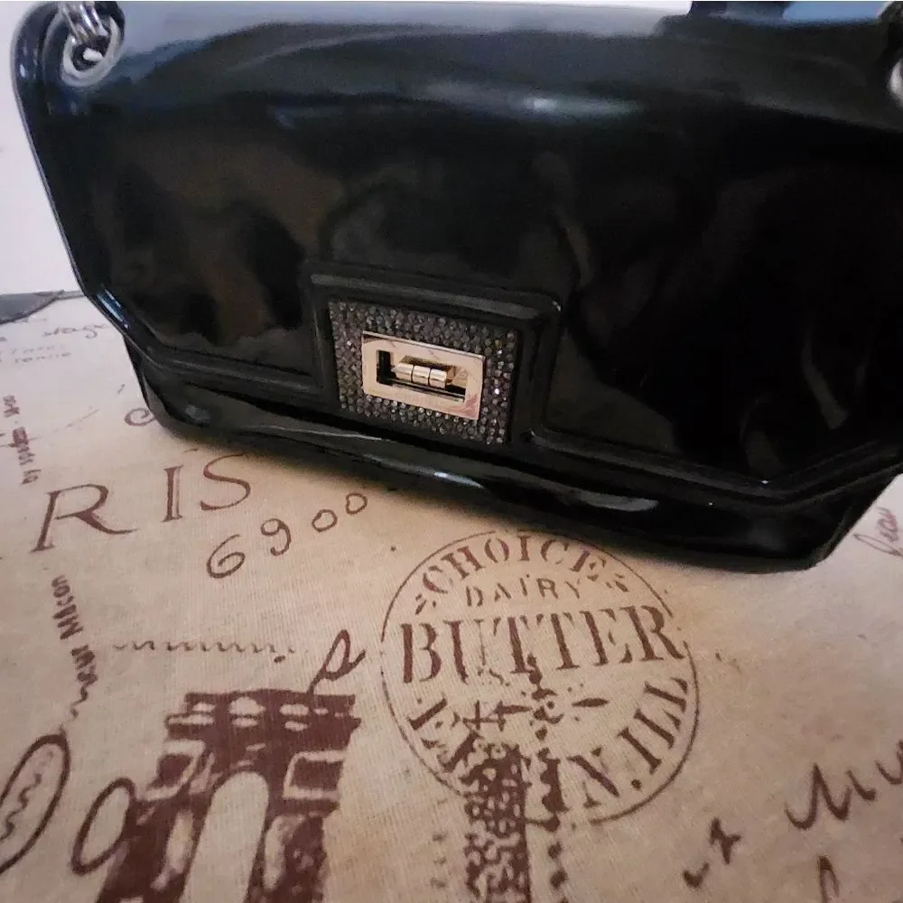 Chanel Black Patent Leather Handbag - Picture 8 of 16